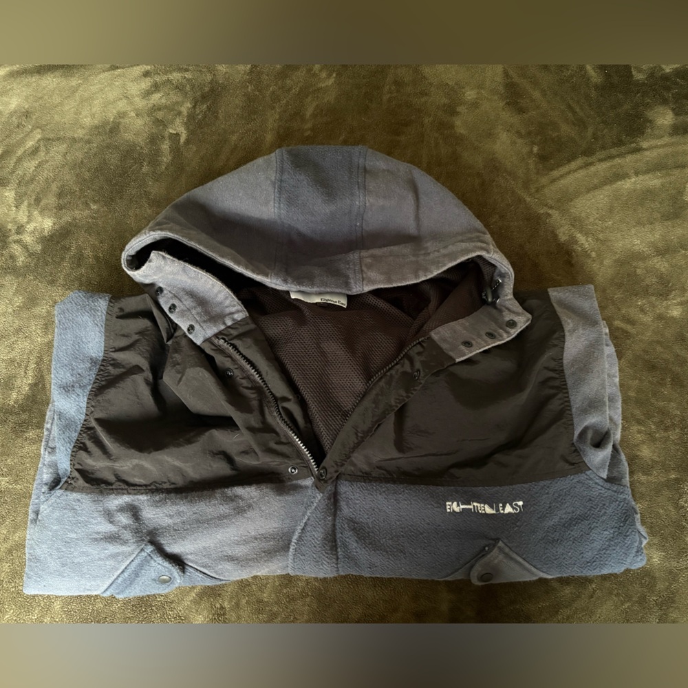 18 East Deep Slate Patchwork Jacket - image 1